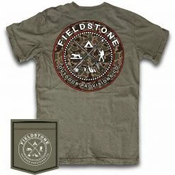 T-Shirts Fieldstone Outdoors Camo Logo T Shirt