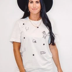 Purple Door Boutique The Simple Football Graphic Tee