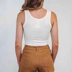 Purple Door Boutique Here's The Scoop Ivory Tank Ladies' 5 Purple Door Boutique Here's The Scoop Ivory Tank Ladies'