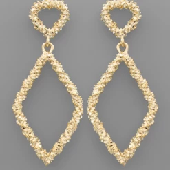 Purple Door Boutique New Year Gold Earrings