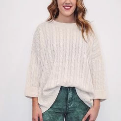 The Purple Door Boutique Unforgettable Love Ivory Sweater New Arrivals