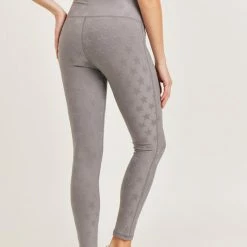Mono B Athleisure Mono B Grey Star Jacquard Leggings New Arrivals 5 Mono B Athleisure Mono B Grey Star Jacquard Leggings New Arrivals