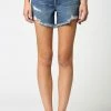 Ladies' Hidden Jeans Sofie High Rise Dark Denim Mom Shorts