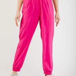 Purple Door Boutique Active Babe Hot Pink Joggers