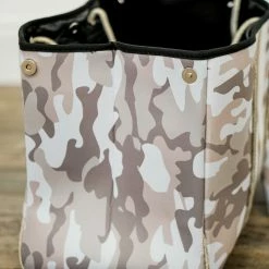 Purple Door Boutique Fall Camo Neoprene Tote Bag Purses/Totes