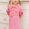 Purple Door Boutique Youth Washed Pink Shift Dress