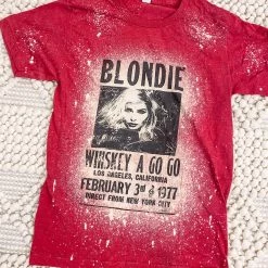 Purple Door Boutique Summer SALE Blondie Bleached Red Tee