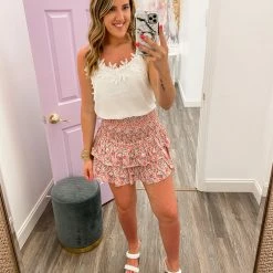 Purple Door Boutique Summer SALE Lace Dreams Ivory Cami Tank Top