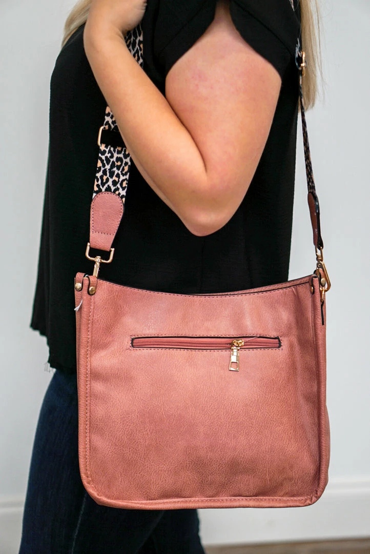 Purple Door Boutique Purses/Totes Lanna Mauve Crossbody Bag 3 Purple Door Boutique Purses/Totes Lanna Mauve Crossbody Bag