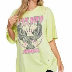 Purple Door Boutique Ladies' Neon Free Bird America Tee