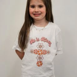 Purple Door Boutique New Arrivals Youth He Is Risen Tee
