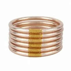 BuDha Girl BuDhaGirl Champagne All Weather Bangles