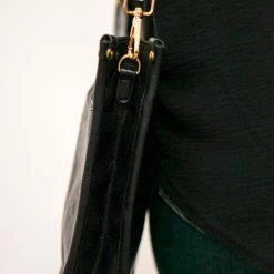 Purple Door Boutique Lanna Black Crossbody Bag Purses/Totes