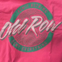 T-Shirts Old Row 'Spring Rad Chicks' Short Sleeve - Neon Pink