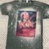 Purple Door Boutique AC/DC Bleached Olive Tee Ladies'