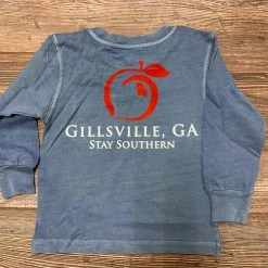 Peach State Pride Youth Gillsville, GA Blue Jean T Shirt