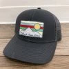 Peach State Pride Horizon Charcoal Trucker Hat