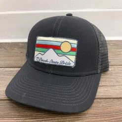 Peach State Pride Horizon Charcoal Trucker Hat