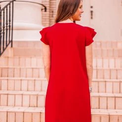 Purple Door Boutique Sassy Girl Red Dress