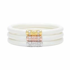 BuDha Girl BuDhaGirl Ivory Three Kings All Weather Bangles