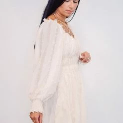 Purple Door Boutique Sweetheart Fringe Cream Dress Summer SALE 8 Purple Door Boutique Sweetheart Fringe Cream Dress Summer SALE