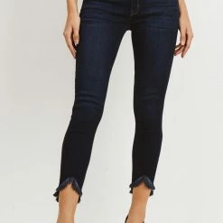 Just USA Denim Just USA Frayed Hem Skinny Jeans