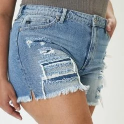 Kan Can Jeans Kan Can High Rise Mom Denim Shorts