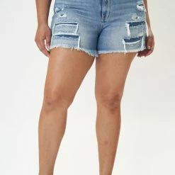 Kan Can Jeans Kan Can High Rise Mom Denim Shorts