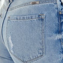 Ladies' Kan Can High Rise Mom Fit Jeans