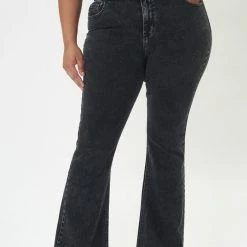 Ladies' Kan Can Ultra High Rise Black Flare Jeans 12 Ladies' Kan Can Ultra High Rise Black Flare Jeans
