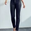 Kan Can Jeans New Arrivals Kan Can Coated Black Skinny Jeans