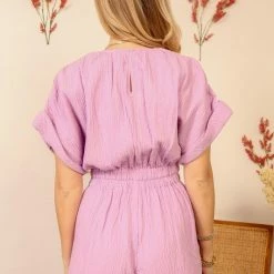 Purple Door Boutique New Arrivals Sunset Cruise Lavender Romper