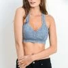 Purple Door Boutique 'The Classic' Padded Bralette - Misty Blue