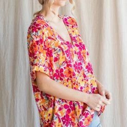 Purple Door Boutique Happiness Awaits Magenta Floral Top New Arrivals 8 Purple Door Boutique Happiness Awaits Magenta Floral Top New Arrivals