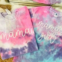 Purple Door Boutique Mama Tie Dye T Shirt