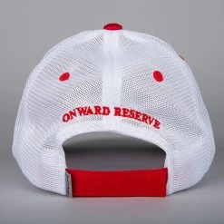 Hats Onward Reserve 'Patch' Trucker Hat - Red/Black