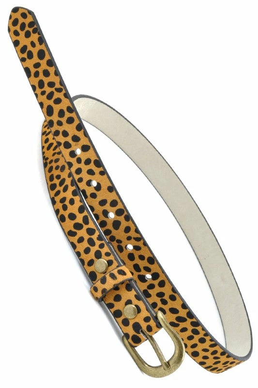 Purple Door Boutique 'Miss Dot' Leather Belt - Tan 2 Purple Door Boutique 'Miss Dot' Leather Belt - Tan