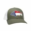 Hats Peach State Pride Largemouth Bass Trucker Hat - Olive
