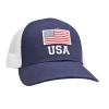 Peach State Pride 'USA Flag' Trucker Hat - Navy