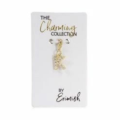 Erimish Charming Collection 'Initial Charms' - Gold Accessories/Gifts