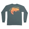 Peach State Pride 'Jumping Trout' Long Sleeve - Sage T-Shirts