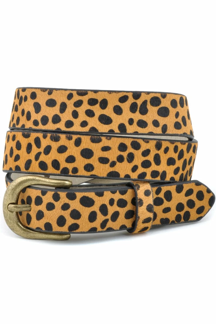 Purple Door Boutique 'Miss Dot' Leather Belt - Tan 1 Purple Door Boutique 'Miss Dot' Leather Belt - Tan