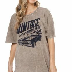 Purple Door Boutique New Arrivals Vintage Riders Club Mocha Tee