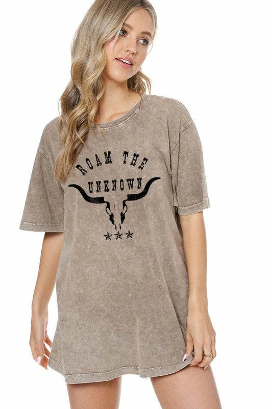 Purple Door Boutique New Arrivals Roam The Unknown Mocha Tee 1 Purple Door Boutique New Arrivals Roam The Unknown Mocha Tee