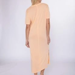 Mono B Athleisure Mono B Apricot T-Shirt Maxi Dress