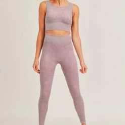 Mono B Athleisure New Arrivals Mono B Mauve Cut Out Back Seamless Hybrid Sports Bra 7 Mono B Athleisure New Arrivals Mono B Mauve Cut Out Back Seamless Hybrid Sports Bra
