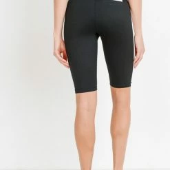 Mono B Athleisure Mono B Colorblock Black White Biker Shorts Ladies'