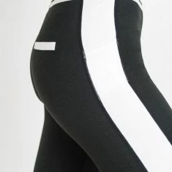 Mono B Athleisure Mono B Colorblock Black White Biker Shorts Ladies'