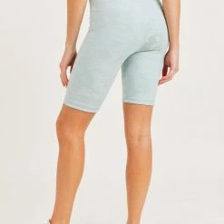 Mono B Athleisure Ladies' Mono B Camo Jacquard Surf Spray Biker Shorts