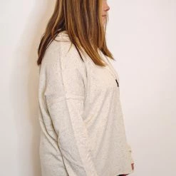 Purple Door Boutique Lounge & Athletic Wear Mono B Oatmeal Sprinkle Chill Fit Hoodie